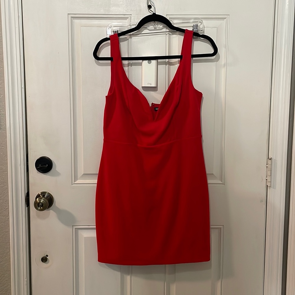 NWOT express vneck bodycon dress size 10